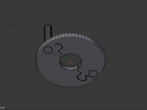 Table football rod bushings 3D Druckmodell