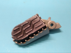 BEmmeW motorcycle footrest rubber wide 3D-printmodel