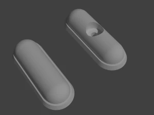 Toilet seat rubbers 3D Print Model
