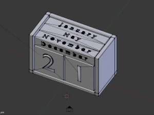 Perpetual Calendar 3D Print Model