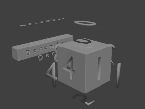Perpetual Calendar 3D Print Model