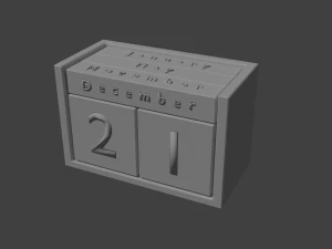 Perpetual Calendar 3D Print Model