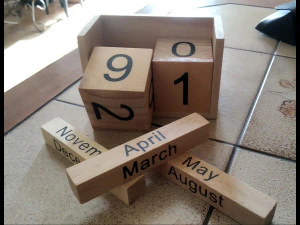 Perpetual Calendar 3D Print Model
