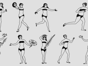 Women in bikinis Modelo de Impressão 3D