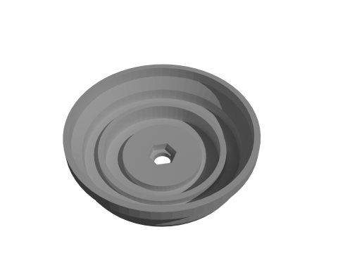 Electric trimmer blade head Modèles 3D en vedette