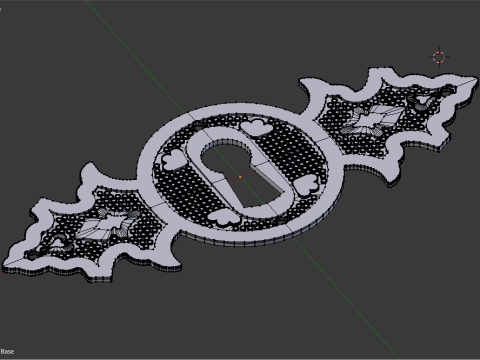 Antique furniture nozzle 3D Принт Модель