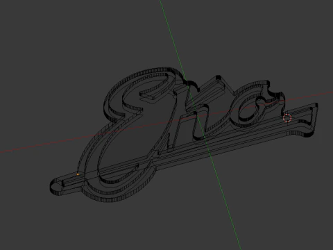 Логотип ЭКО 3D Принт Модель