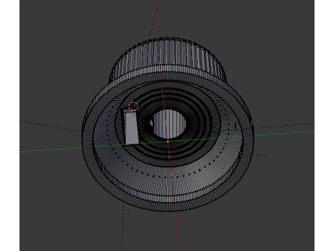 Vintage Electric Guitar Tone Control Knob With 6mm Insert 3D Print Model