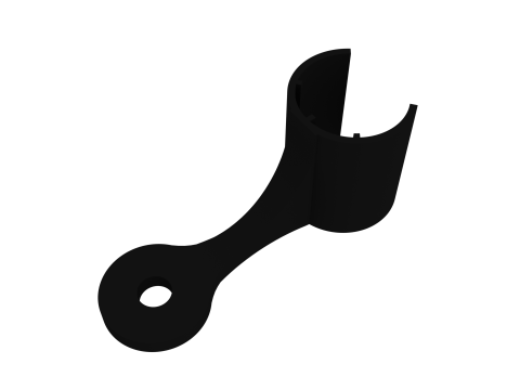 Binocular laser attachment clip 3Dプリントモデル