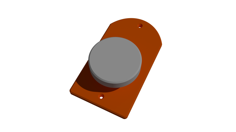 Vintage-Garderobe im 70er-Jahre-Stil, 6 mm Dübel 3D Druckmodell .c4d .max .obj .3ds .fbx .stl .blend 