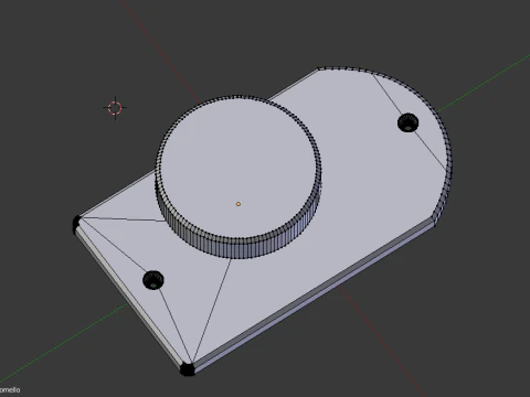 Vintage-Garderobe im 70er-Jahre-Stil, 6 mm D&uuml;bel 3D Druckmodell