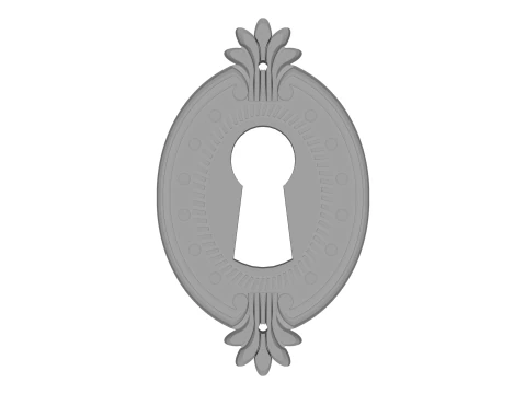 Antiek meubelmondstuk 3D printmodel