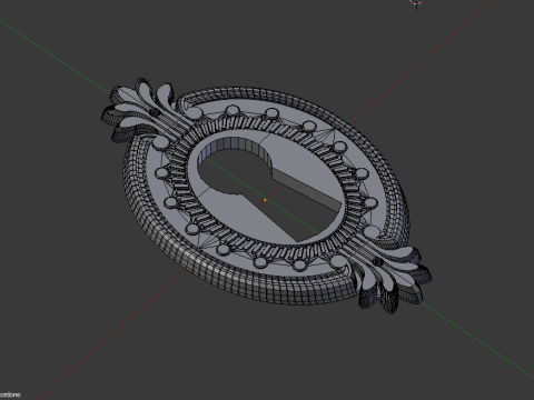 古董家具喷嘴 3D 打印模型