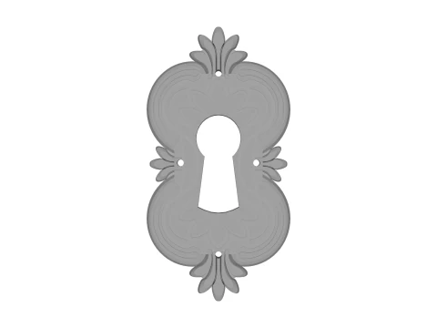 Antiek meubelmondstuk 3D printmodel