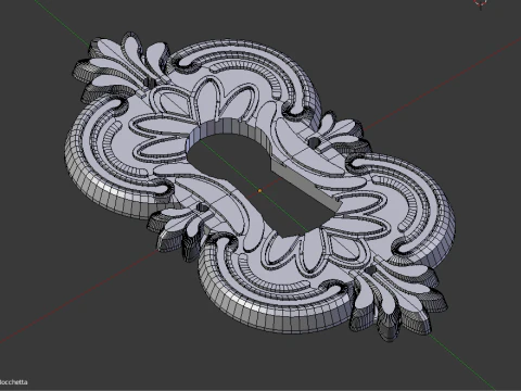 Antique forniture nozzle 3D Print Model