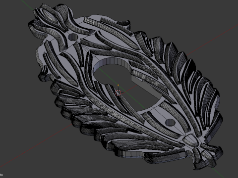 प्राचीन फ़ोर्निचर नोजल 3D प्रिंट मॉडल