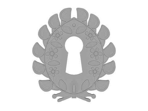 アンティーク家具ノズル 3Dプリントモデル