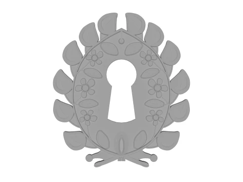 Antiek meubelmondstuk 3D printmodel