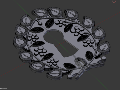 Bocal para móveis antigos Modelo de Impressão 3D