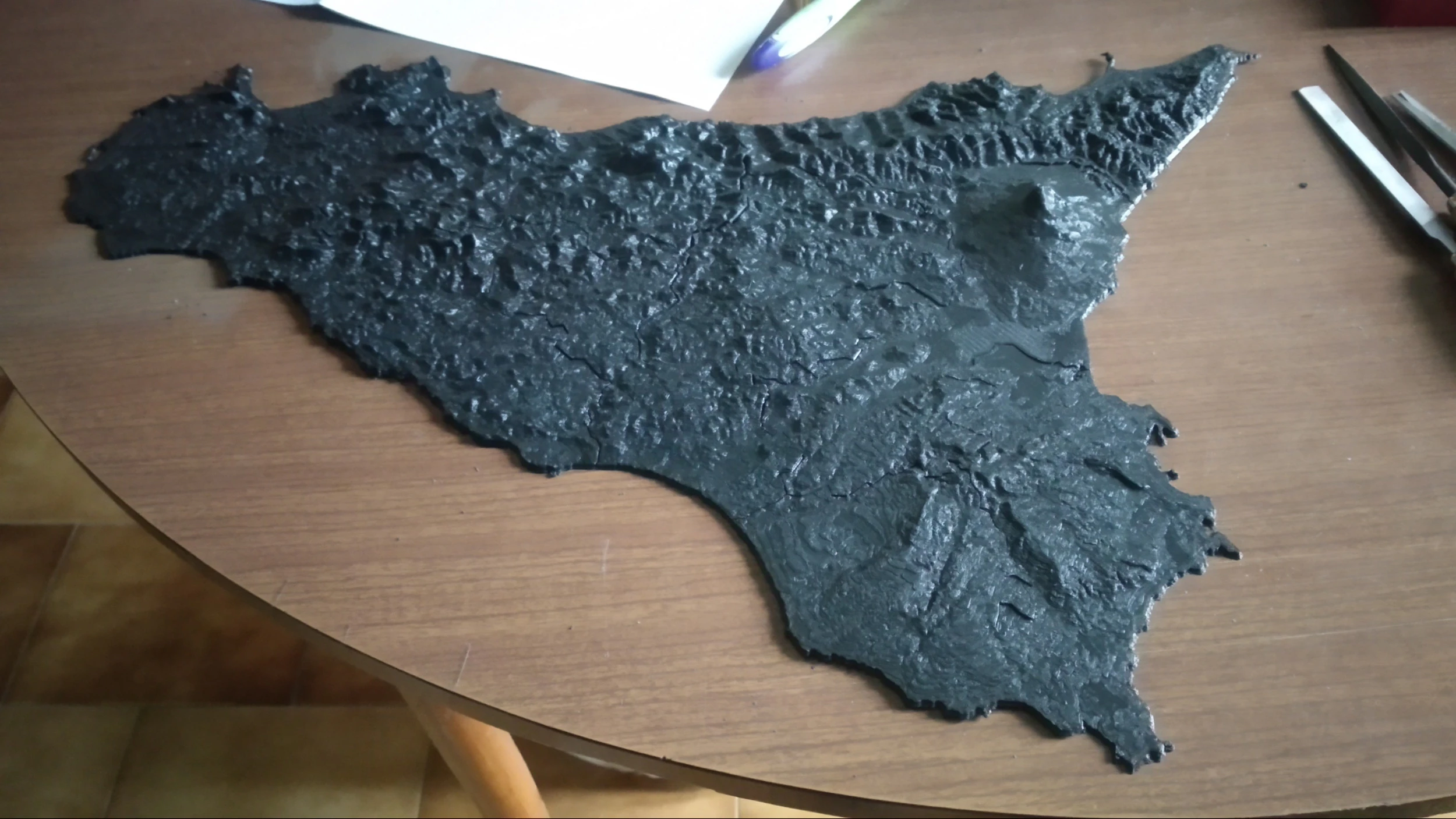 Sicily and islands 3D Print Model .c4d .max .obj .3ds .fbx .stl .blend 
