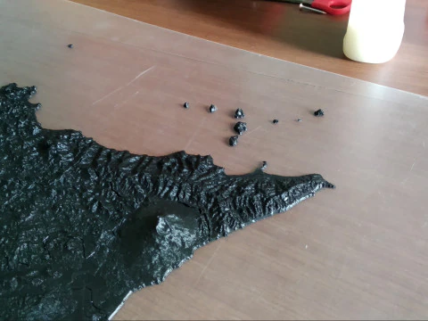 Sicily and islands 3D Print Model
