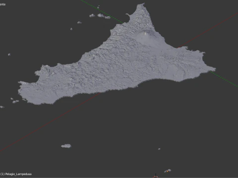 Sicily and islands 3D Print Model