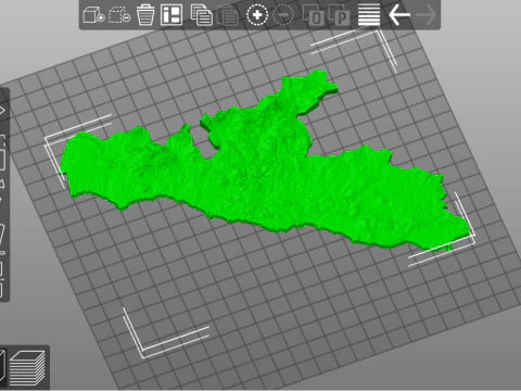 Sicily and islands 3D Print Model