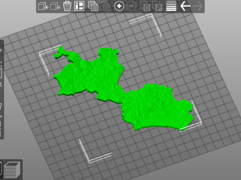 Sicily and islands 3D Print Model