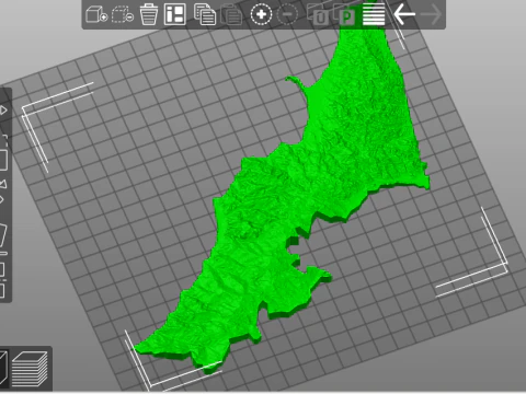Sicily and islands 3D Print Model