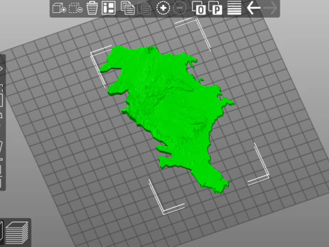 Sicily and islands 3D Print Model