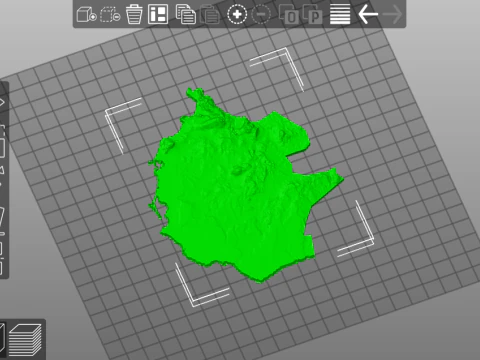 Sicily and islands 3D Print Model