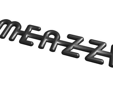 Logo Meazzi Chitarra Modello di stampa 3D