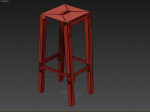 bar stool Modelo 3D