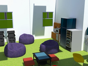 smart stressfree programming classroom-lab or company 3D 모델