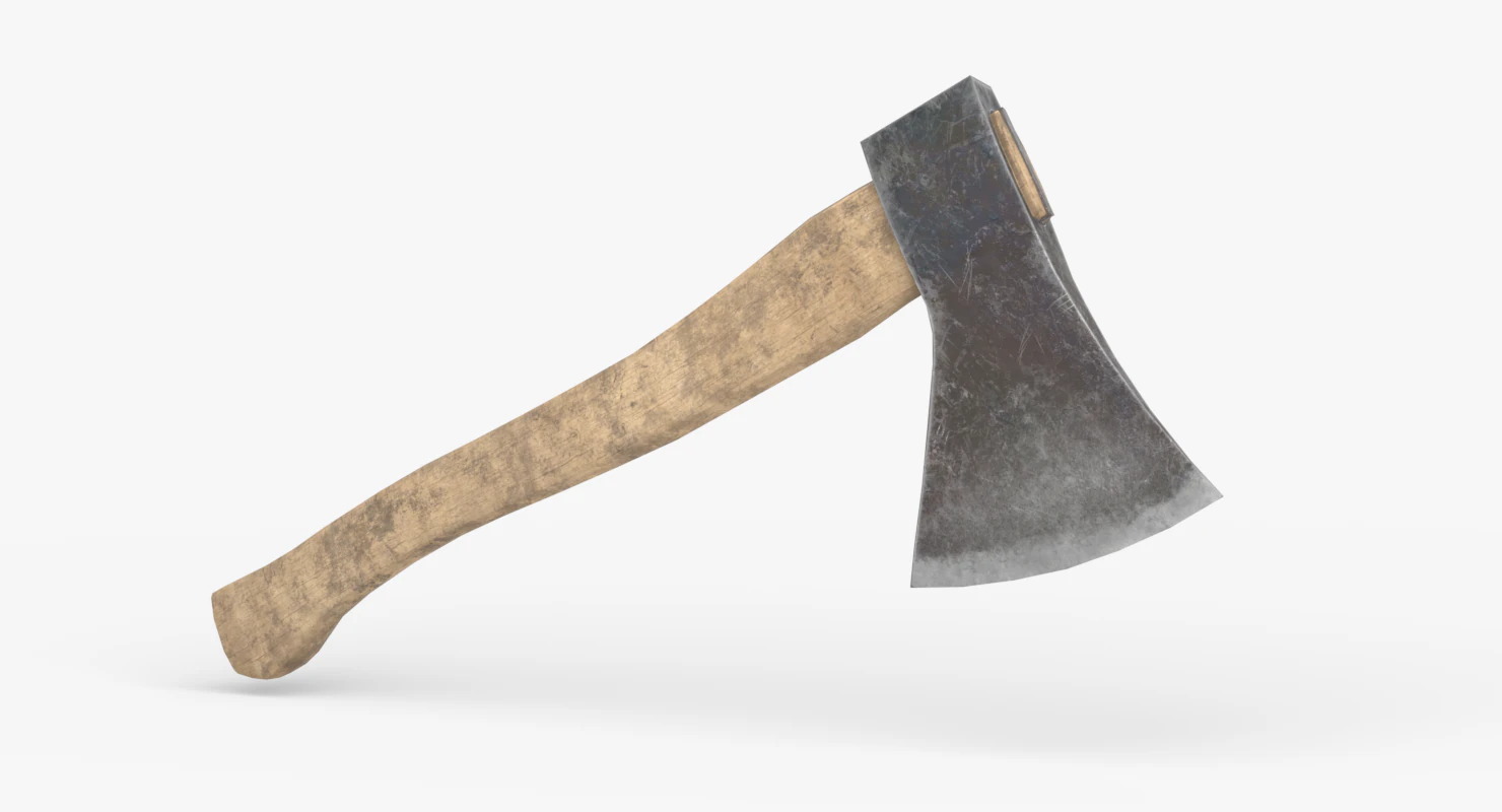 old dirty axe 3D Model .c4d .max .obj .3ds .fbx .stl .blend 