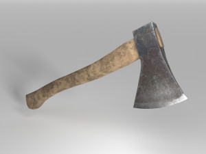 old dirty axe 3D Model