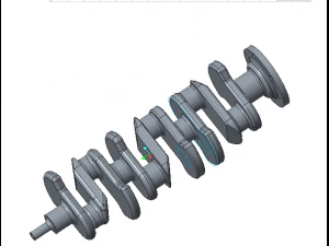 virabrequim Modelo 3D