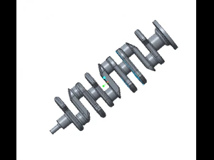 crank shaft 3D Model