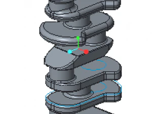 crank shaft 3D Model