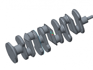 crank shaft 3D 模型