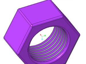 nut and bolt 3D Model