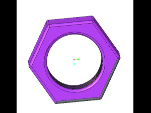 nut and bolt 3D Model