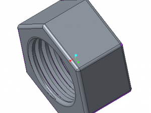 nut and bolt 3D 模型