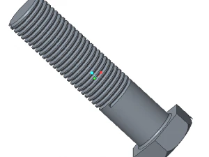 nut and bolt 3D Model