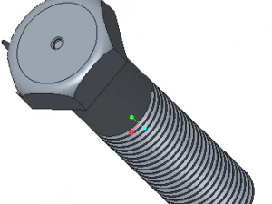 nut and bolt 3D Model