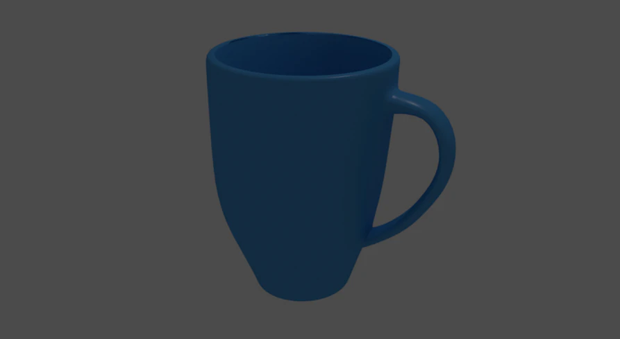 blue mug 3D Model .c4d .max .obj .3ds .fbx .stl .blend 