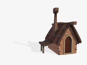 toon buildings pack 3D Model