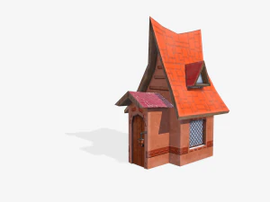 toon buildings pack 3D Model