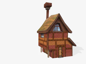 toon buildings pack 3D Model