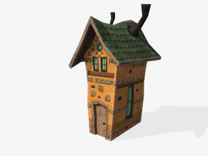 toon buildings pack 3D Model